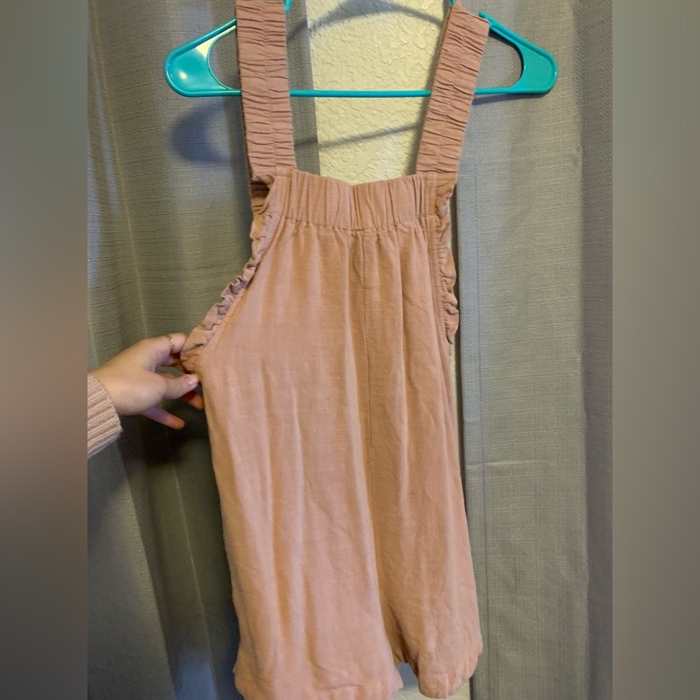 Pink Lily Ruffle Romper - Picture 3 of 5